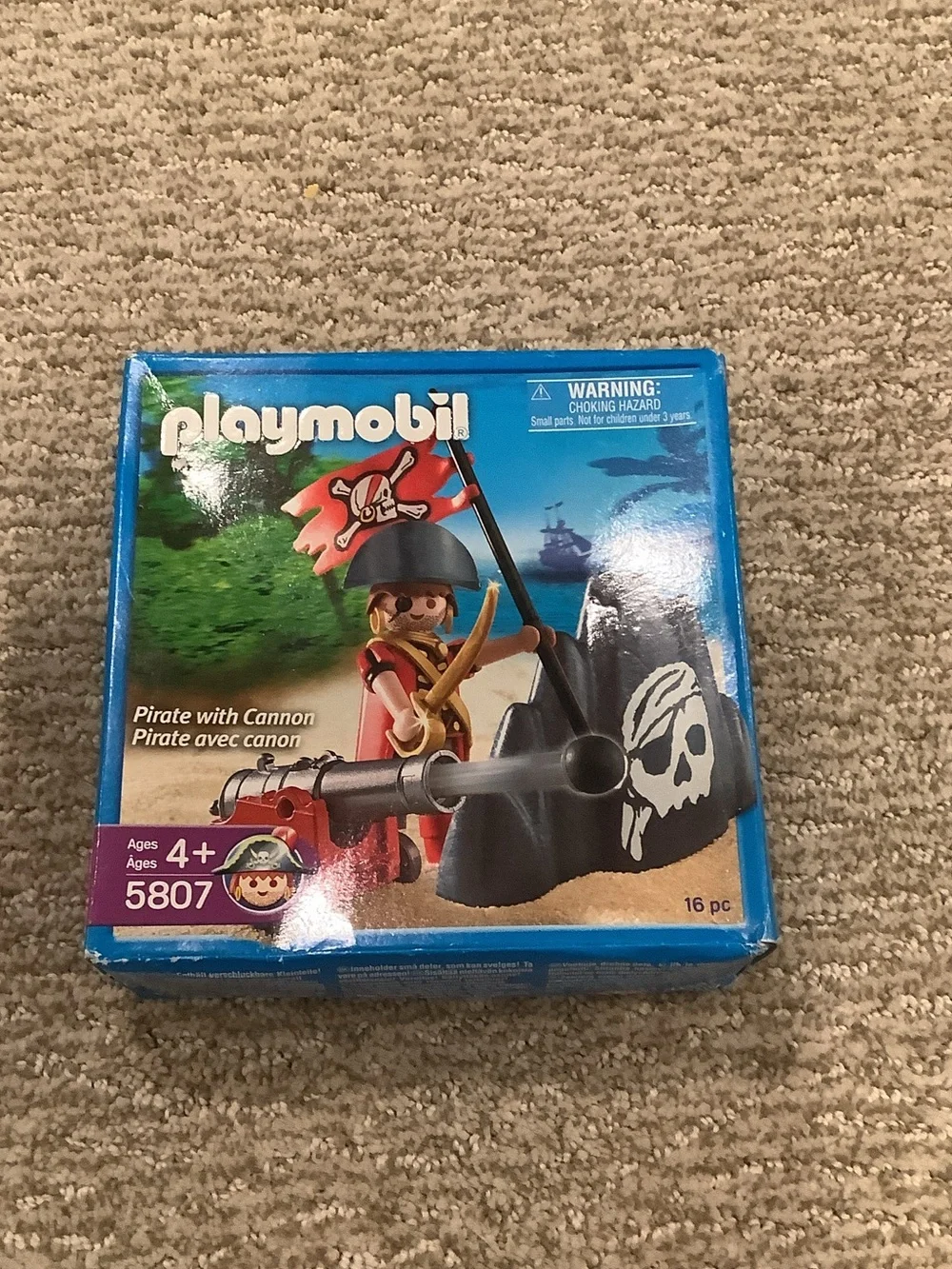 Playmobil Pirate with Cannon Playset - 5807